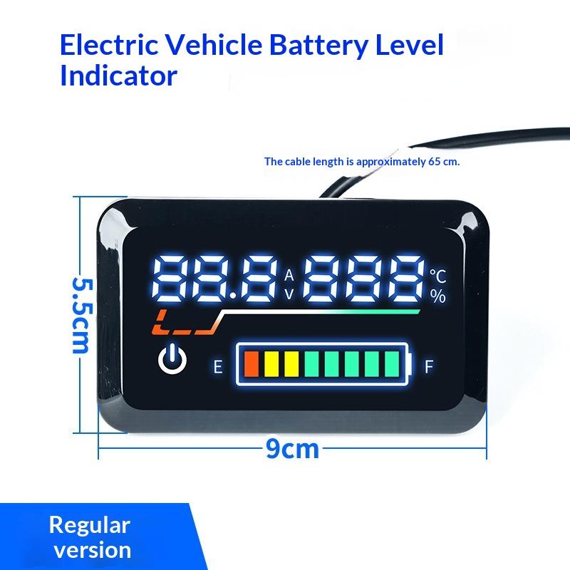 Energy Monitor Meter - Pengukur Tegangan Presisi, Indikator Level Baterai