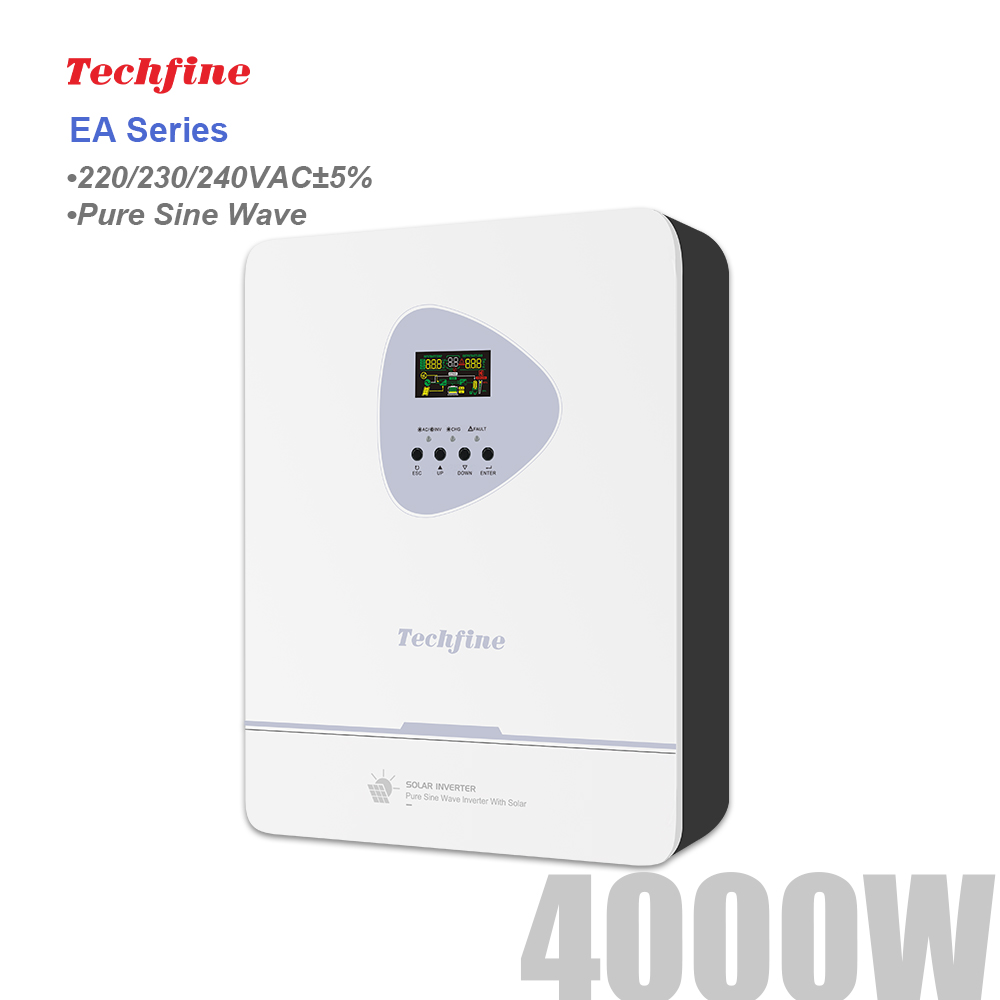 Charge Controller Solar - Techfine, Inverter 4KW untuk Sistem Tenaga