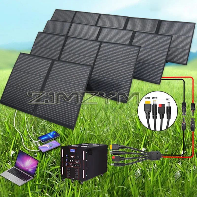 Panel Surya Lipat 300W / 250W  - Solar Panel 200W ulasan dan harga