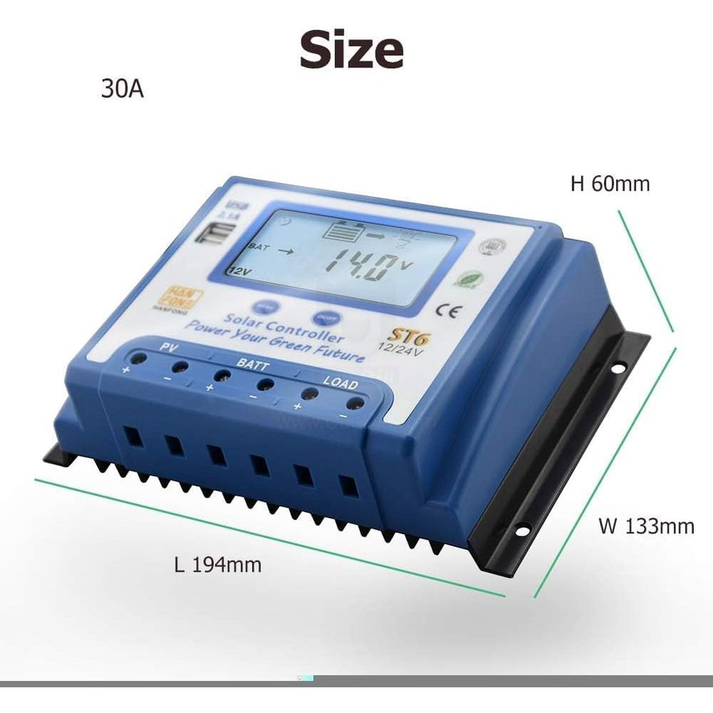 Pengontrol Pengisian Daya Sury - Solar Panel ulasan dan harga