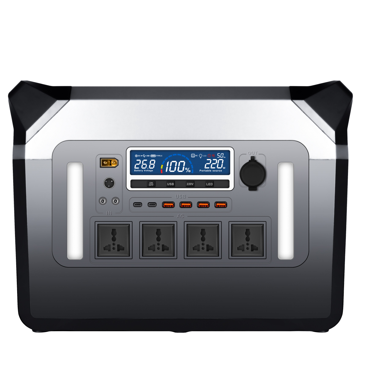 Stasiun Daya Portabel 3000W Ge - Solar Generator ulasan dan harga