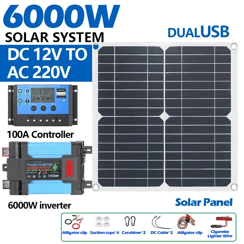 Paket Panel Surya 6000W yang d - Solar Panel 200W ulasan dan harga