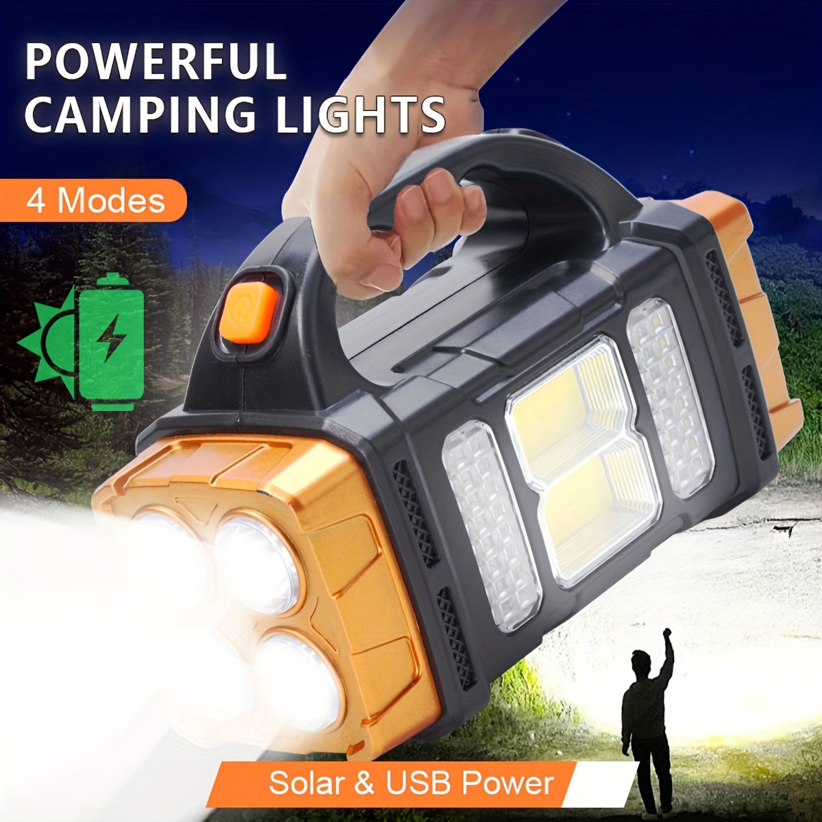 Senter LED Tenaga Surya Daya T - Solar Generator ulasan dan harga