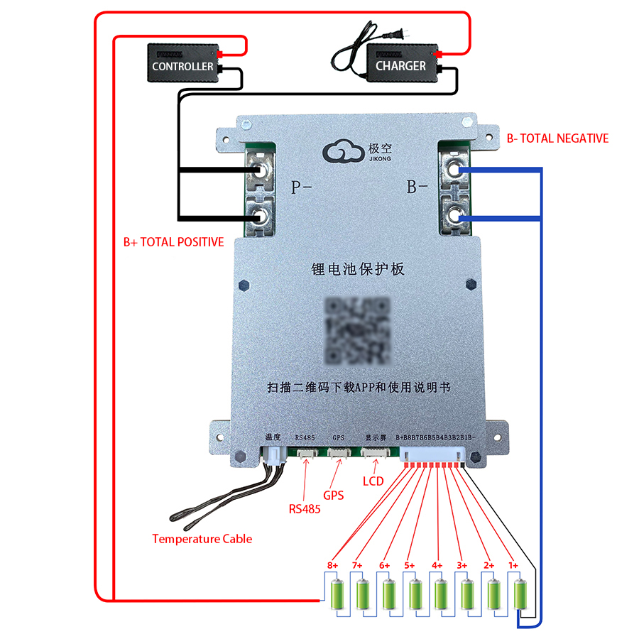 JK BMS 200A JK-B2A8S20P JKBMS  - Lithium Battery 12V ulasan dan harga