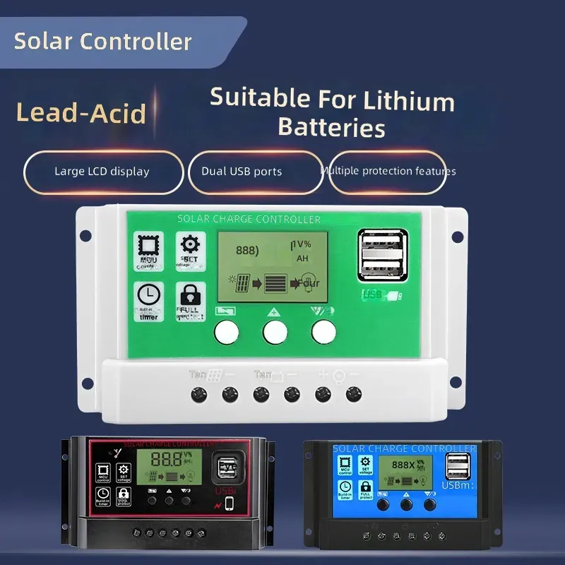 untuk Pengontrol Surya 12V 24V - Charge Controller Solar ulasan dan harga