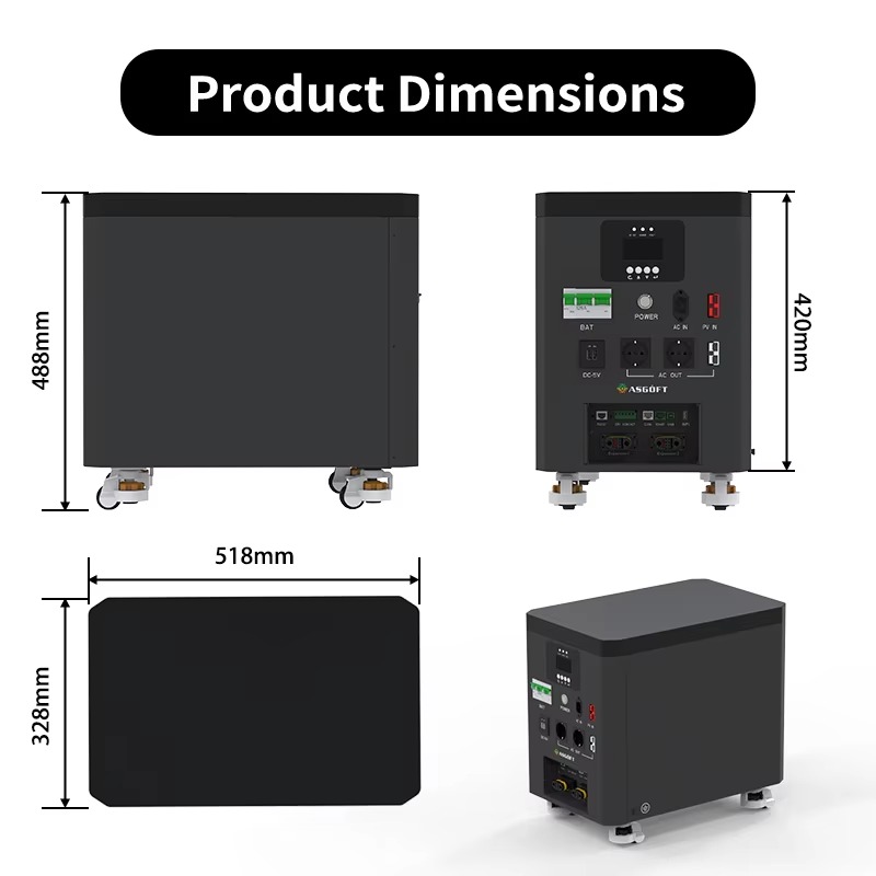 Stasiun Penyimpanan Energi Rum - Solar Panel ulasan dan harga